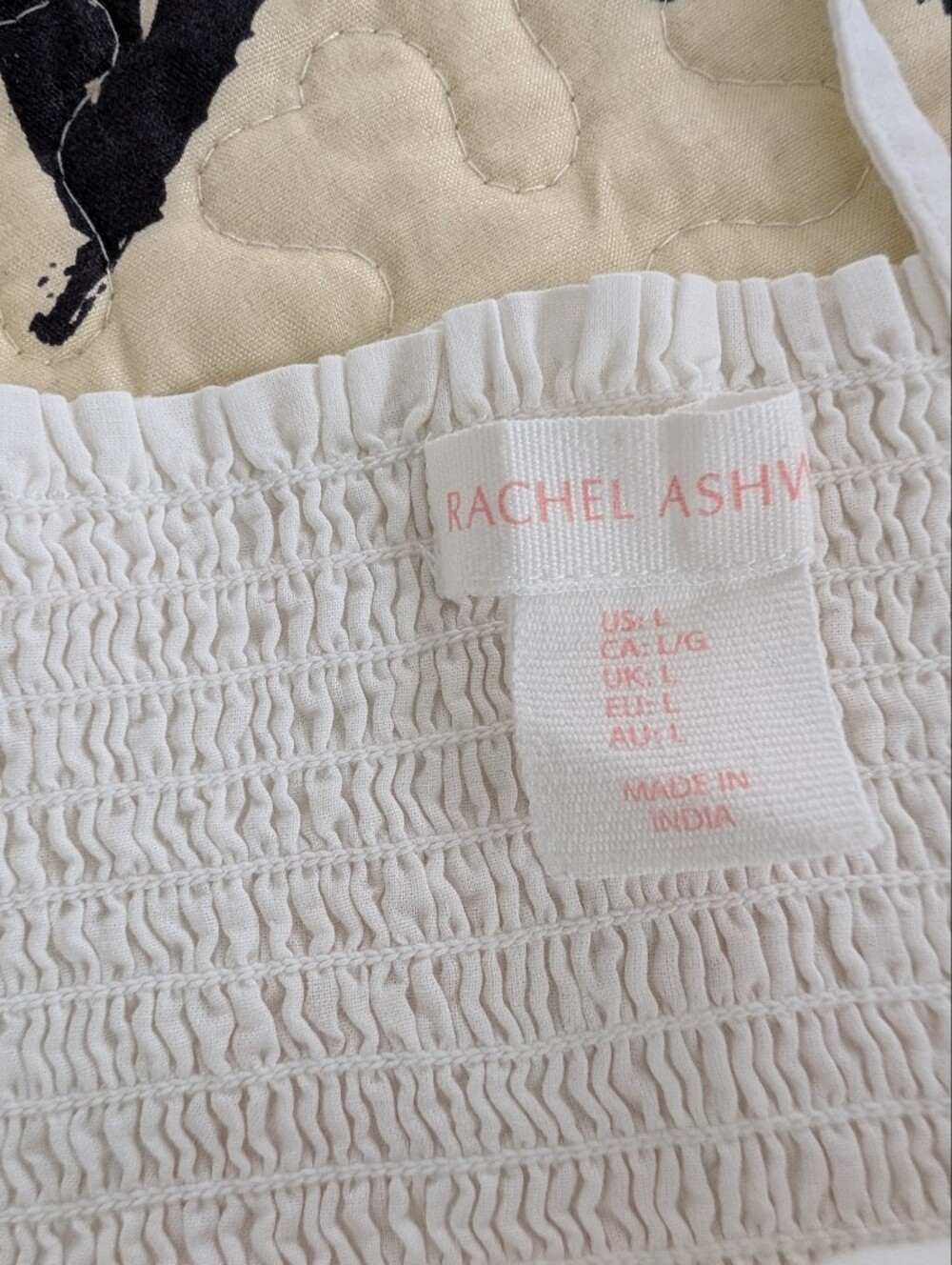 Rachel Ashwell White 100% Nightgown Size L - Picture 7 of 13